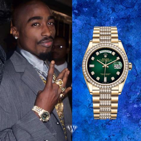 tupac rolex day date